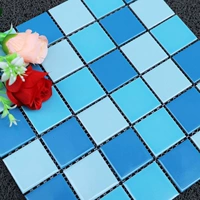 48 светлый три -колор синий