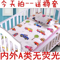 Хлопковый детский матрас для детского сада, мультяшная хлопковая детская кроватка