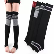 Chân dài sock qua đầu gối vớ sinh viên vớ dài chân che xà cạp vớ cao là vớ đùi mỏng 5073-1