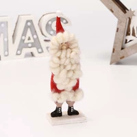 Ширина маленького Санта -Клауса 4* Длина 6* Высота 20 см.