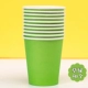 50 бумажных стаканчиков зеленый 50