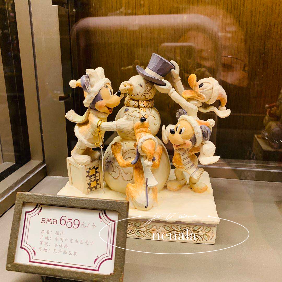 EShanghai Disney Mickey Donald Duck Seven Dwarfs Alice princess image Garage Kit display window Ornaments gift