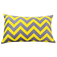 R-Yellow Grey Wave Wave подушка талия