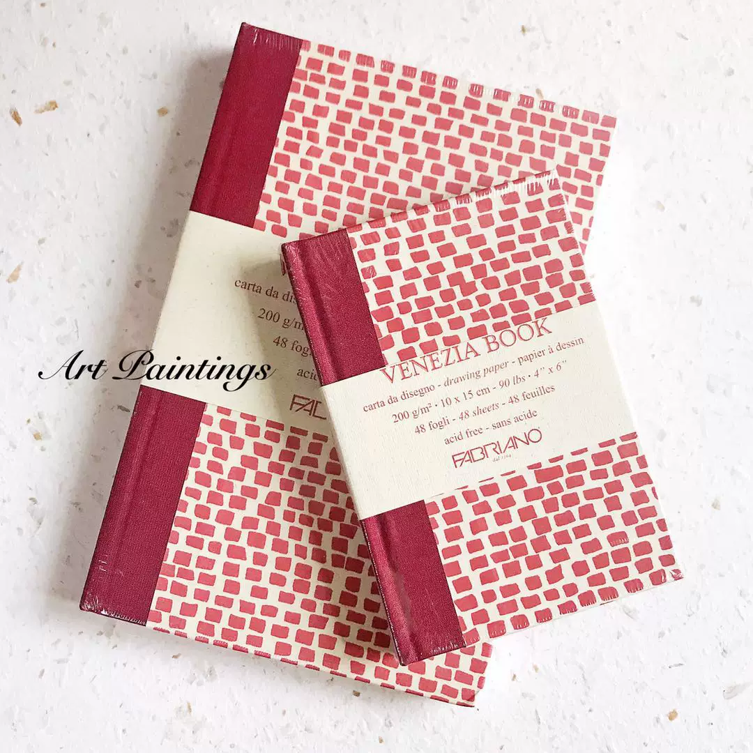 Spot-Italian Fabriano Flybina Red Brick Better Fabria Nuo Venice Watercolor Wood Purch
