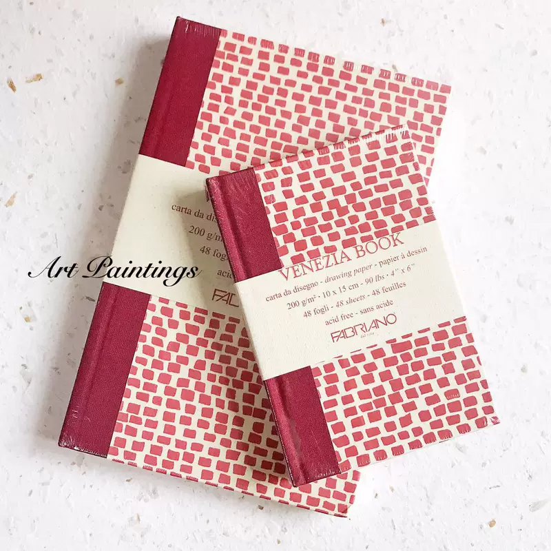 Spot-Italian Fabriano Flybina Red Brick Better Fabria Nuo Venice Watercolor Wood Purch