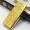 Vàng miếng Gạch vàng Bật lửa khối vàng Cá tính sáng tạo bánh xe kim loại siêu mỏng Lửa có thể được tùy chỉnh LOGO bật lửa clipper