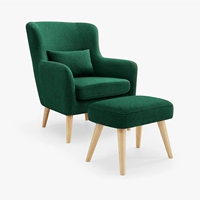 Зеленый хлопок и лен с начесом