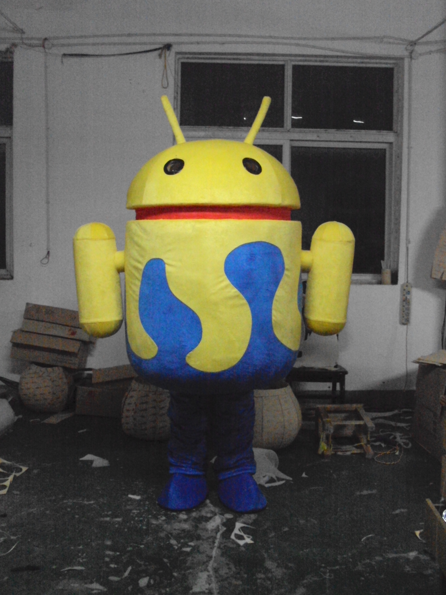 Professional selling Android Robot Mascot Costune Fancy Dress creative costume