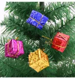 Рождественское украшение рождественская маленькая подарочная упаковка поддельная конфеты подвеска для рождественской сцены макета реквизита для рождественской елки Фестиваль