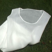 [麻 葛 单衣] mỏng ramie vest vest váy mùa hè phong cách dây đeo đầm bông và vải lanh