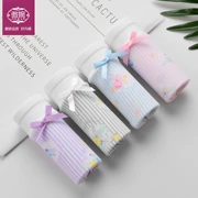 Tự hào đồ lót cotton nữ nơ ngắn ở eo nhỏ tươi in quần cotton 100%