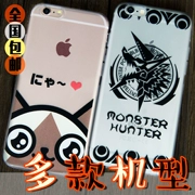 Monster hunter Apple 7 vỏ điện thoại di động iphone6s ngoại vi vỏ r9 cộng với vỏ mềm 5se vỏ bảo vệ - Game Nhân vật liên quan