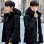 Áo khoác mùa đông áo khoác nam quần áo mới Hàn Quốc phiên bản của xu hướng của đẹp trai bông ngắn mền mùa thu và mùa đông nam xuống áo khoác áo gió
