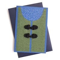 Голубое дно зеленая одежда