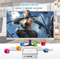 Монитор n2810j1800j酷睿i3i5i7迷你小主机微型1900和n3160ops科教电脑
