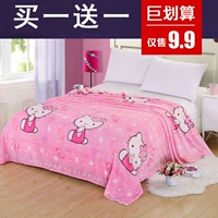 Flannel chăn san hô fleece chăn giải trí chăn mùa thu và mùa đông đặc biệt tăng tờ phương pháp Laiwu nap chăn khuyến mãi chăn lông siêu nhẹ