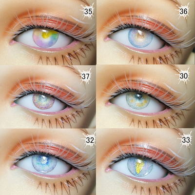 taobao agent 小 d 16mm hand -painted watercolor fantasy eye third batch