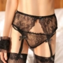 Sexy garter ren Sexy đồ ngủ gợi cảm đồ lót thiết lập tán tỉnh quan điểm đồng phục cám dỗ người lớn set đồ lót đẹp