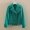 Thanh loạt ◆ ve áo ngắn đôi ngực dài tay áo len mùa thu phụ nữ 2018 trung tâm mua sắm mới với cùng một đoạn áo khoác dạ nữ