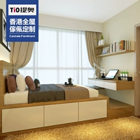 Шэньчжэнь, Гонконг полная доме на заказ комнаты мебель мебель перегородка на стенах высокая коробка шкаф общий провинциальный дизайн спальни для маленькой космической спальни