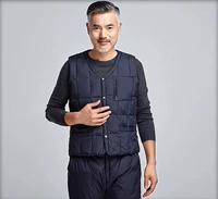 Mùa xuân và mùa thu mô hình bông mới đa túi cộng với đa capped chụp ảnh cá trung niên vest nam vest vest shop đồ nam đẹp