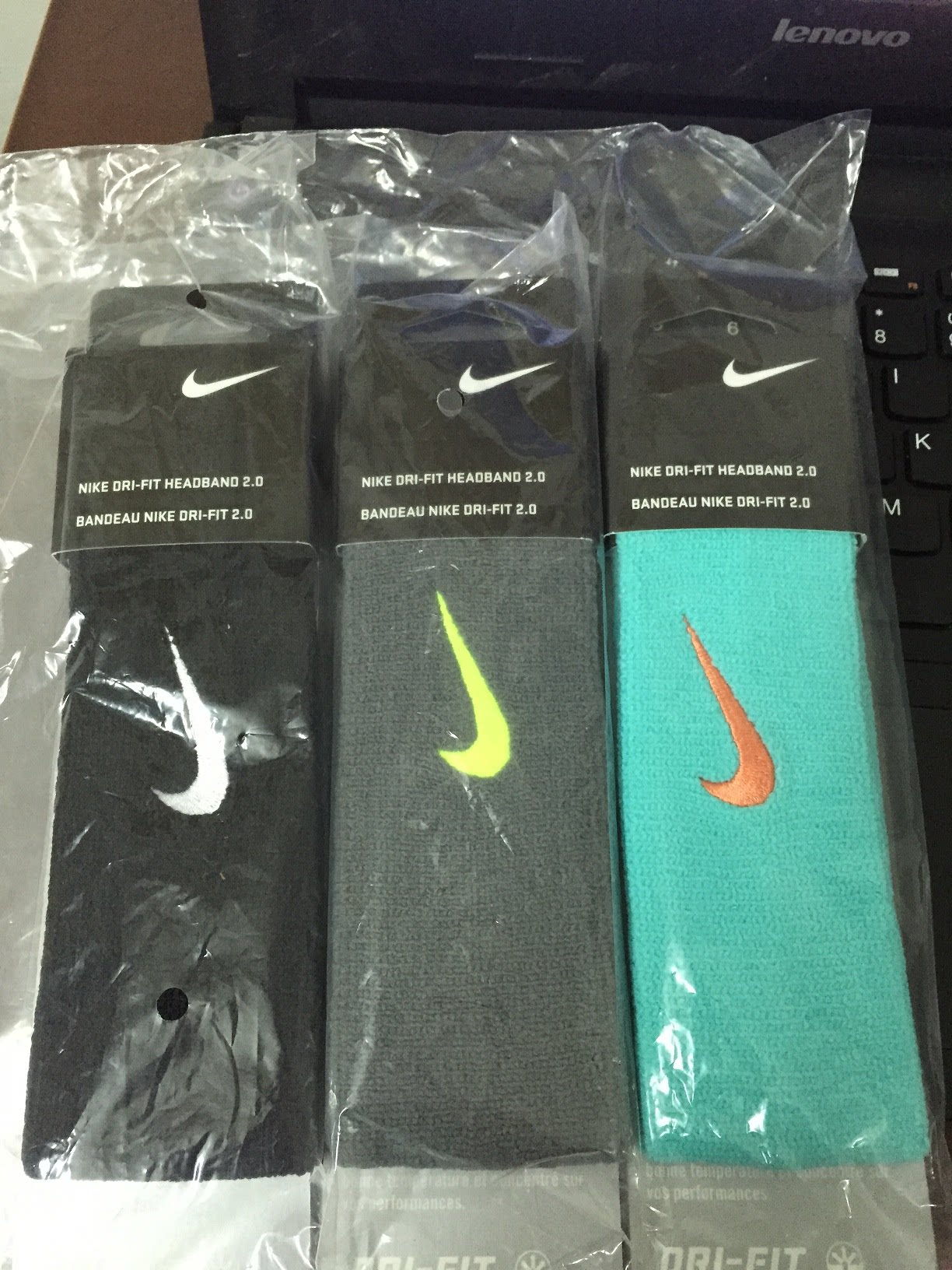 [耐克正品 NIKE DRI-FIT 2.0 运动训练头带头巾AC3685-359-072-001]
