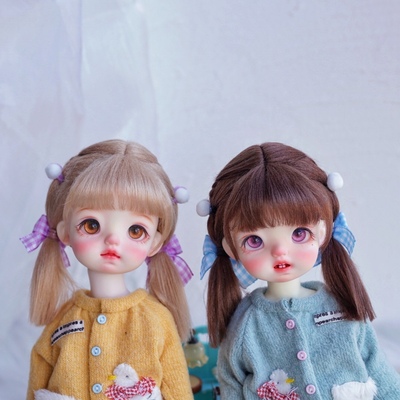 taobao agent BJD doll wig 6 -point wig picnic series BJD6 points 4 points OB11 size PlayDevil customized