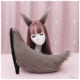 Vòng tay đuôi cáo hai chiều hoạt hình triển lãm cos đạo cụ lolita phụ kiện quái thú đuôi cáo cô gái cosplay đuôi