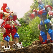Áo giáp Altman chiến binh Optimus Prime quái vật mô hình robot cậu bé câu đố để làm đồ chơi biến dạng - Gundam / Mech Model / Robot / Transformers