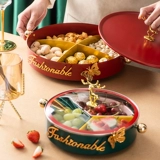 Северная легкая роскошная ротация сухой фрукты дома красная свадебная ложка конфеты с закуска
