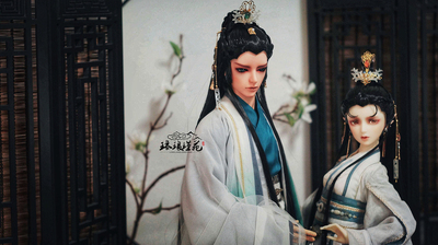 taobao agent [Linlang Jinyuan] New Year's limited model -BJD baby uncle & big female ancient windplate hair (Jiuxiao Linge) display