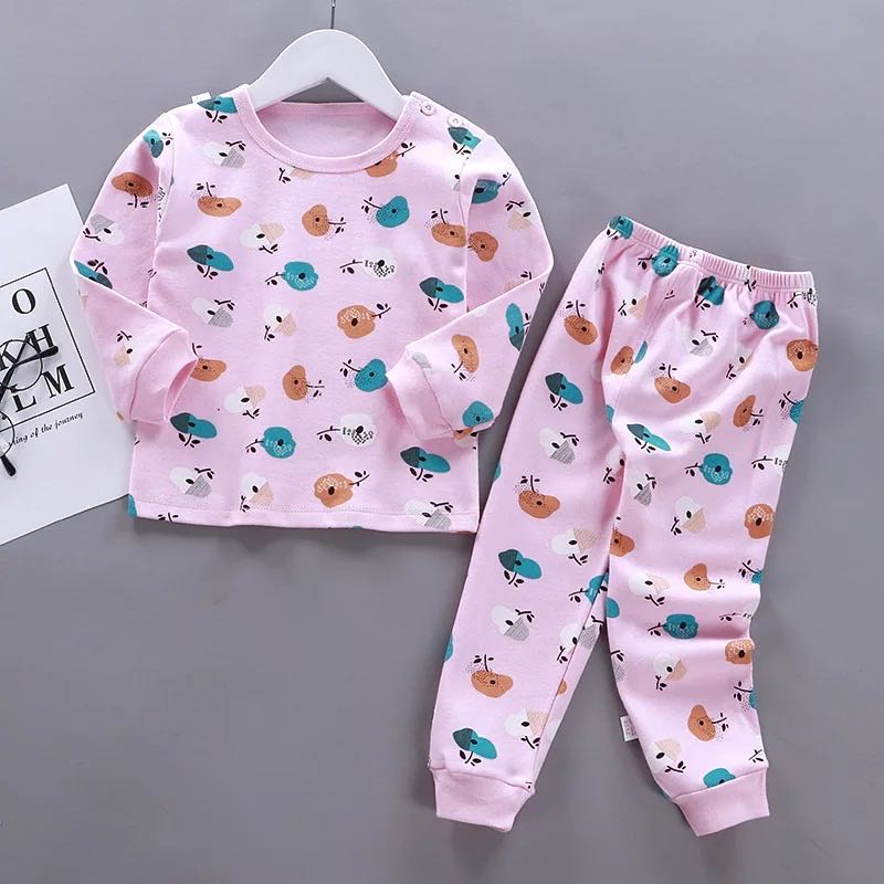 Ice Cream6 Months 7 Baby girl One baby Autumn trousers Autumn clothes suit 0 One 1-2-3 year winter Korean version tide pure cotton clothes virgin boy