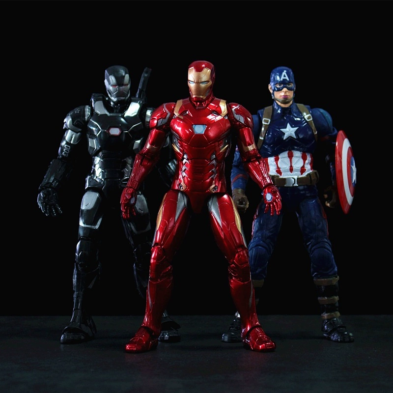 Người Sắt Hình Marvel Avengers 4 Captain America Người nhện Đồ chơi Mô hình Đồ chơi Trang trí Chính hãng 3 - Khác