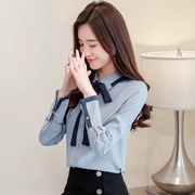 Áo voan nữ mùa thu 2018 mới xuân Hàn Quốc áo dài tay mùa thu quần áo mùa thu hoang dã