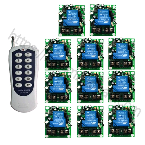 Беспроводной переключатель, раздельный светильник, контроллер, 220v, дистанционное управление, высокая мощность, 3000W