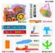 Trẻ em điện domino khối lớn xây dựng giáo dục nhựa nhỏ tàu tự động giao xe cấp phép đồ chơi - Khối xây dựng