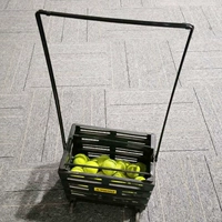Принесение колеса теннисные мяч для выбора корзины пластик с выбором балла для баскетбольного теннисного баскетбола.