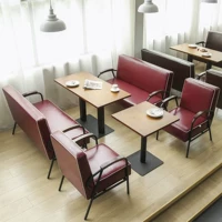 Sofa họp kinh doanh, nội thất văn phòng tối giản kiểu dáng đẹp, tiếp tân, đàm phán, sofa đơn giản, kết hợp bàn cà phê ba người - FnB Furniture chân bàn