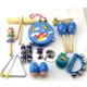 Синие музыкальные инструменты, комплект, 15 шт