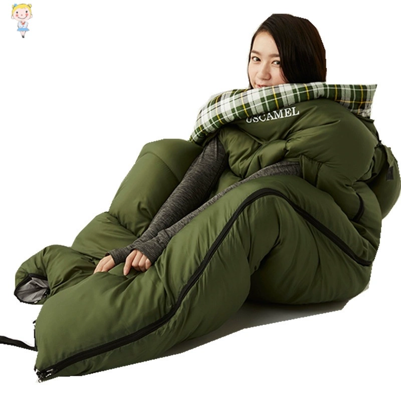 Túi ngủ cho người lớn chống lạnh bốn mùa đông dày du lịch tạo tác phổ quát mùa thu đông chống đá quilt di động trong nhà - Túi ngủ