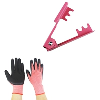 (Розовый) ступени плоскогубцы+перчатки