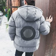 Áo vest cotton nam mùa thu đông mới ngắn phiên bản Hàn Quốc của áo vest cotton dày không tay áo vest cotton nam mùa đông nam dài