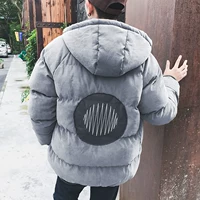 Áo vest cotton nam mùa thu đông mới ngắn phiên bản Hàn Quốc của áo vest cotton dày không tay áo vest cotton nam mùa đông nam dài thời trang nam 2021