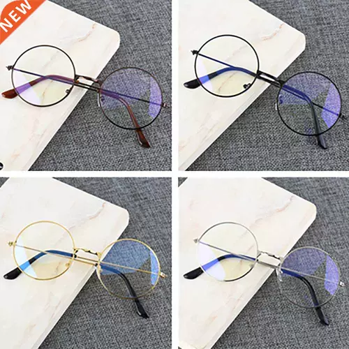 Retro Round Lenses Blue Light Glasses Kids Reading Glasses f