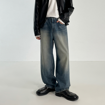 taobao agent Spring trend retro jeans, Korean style