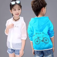 Quần áo chống nắng cho trẻ em 2019 phiên bản mới của Hàn Quốc thoáng khí trong áo khoác mỏng bé trai và bé gái áo chống nắng quần áo ngoài trời - Quần áo ngoài trời cho trẻ em quần áo sành điệu cho be gái