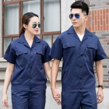 Хлопковый комбинезон, тонкий износостойкий лонгслив, короткий рукав