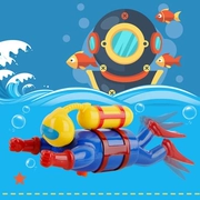 Trẻ em tắm nước tắm lặn nhân vật phản diện đồ chơi quanh co mùa xuân bơi diver trẻ em đồ chơi hồ bơi thủy triều