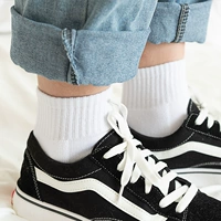 Цветные хлопковые трендовые модные носки, 4шт, увеличенная толщина, средней длины
