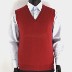 Bên trong Mông Cổ tinh khiết cashmere vest màu rắn len vest nam mùa thu và mùa đông V-Cổ vest phần mỏng áo len kinh doanh Dệt kim Vest